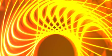 Işık dalgalarının neon renkli soyut tasarımı. Dijital arka plan ve neon ışığı parlama efekti. Parlak ışınlar duvar kağıdı.