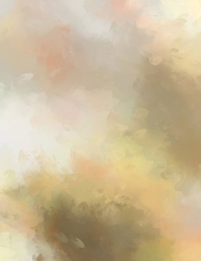 Renkli fırça darbelerinin 2D çizimi. Dekoratif desenli resim. canlı boya desenli arkaplan.