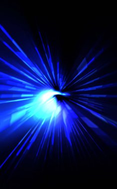 Fütürist mercek patlaması. Parlayan parçacıkları ve çizgileri olan ışık patlaması yıldızı. Güzel soyut ışın arkaplanı.