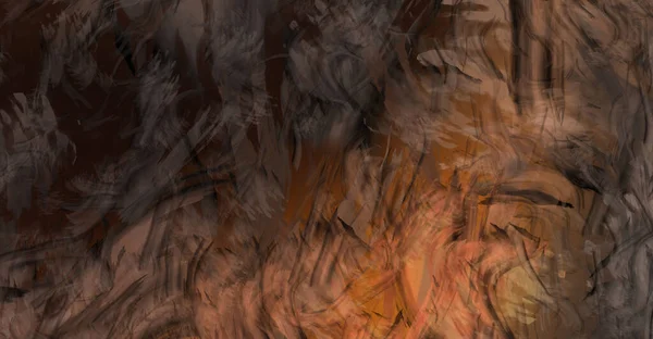 Sztuka Nowoczesna Szczotkowane Malowane Abstrakcyjne Tło Pędzel Pogłaskał Obraz Kawałki — Zdjęcie stockowe