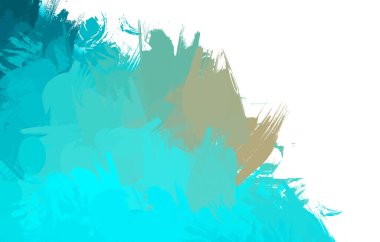 Duvar sanatı Eşsiz ve yaratıcı illüstrasyon. Fırça darbesi ile boyanmış. Renkli fırça darbelerinin soyut arkaplanı. Fırçalanmış canlı duvar kâğıdı. Boyalı sanatsal yaratım.