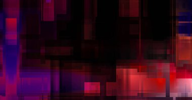 Fütürist soyut geometrik duvar kağıdı. Geometrik renkli şekiller. Dikdörtgen şekilli arka plan. Bir teknolojinin dijital illüstrasyonuName.