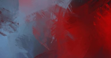 Renkli fırça darbelerinin soyut arkaplanı. fırçalanmış canlı duvar kağıdı. resmedilmiş sanat eseri. Eşsiz ve yaratıcı illüstrasyon.