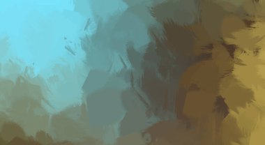 Vahşi fırça darbeleri. Taranmış Boyalı Soyut Arkaplan. Fırça darbesi ile boyanmış. Boya darbeleri. 2B Görüntü.