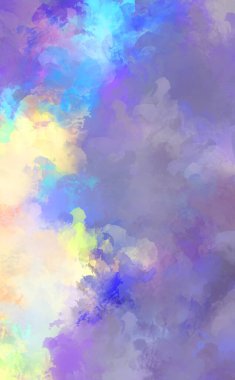 Sanatsal canlılık ve renkli duvar kağıdı. Taranmış Soyut Arkaplan. Fırça darbeli resim. 