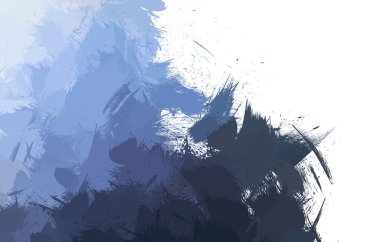 Duvar sanatı Eşsiz ve yaratıcı illüstrasyon. Fırça darbesi ile boyanmış. Renkli fırça darbelerinin soyut arkaplanı. Fırçalanmış canlı duvar kâğıdı. Boyalı sanatsal yaratım.