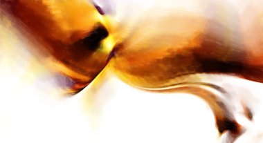 Modern sanat. Renkli çağdaş sanat eserleri. Renkli boya darbeleri. Soyut arkaplanda fırça darbeleri. fırça boyası.