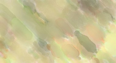 Poster, duvar sanatı, afiş, kart, kitap kapağı veya ambalaj için pastel renkli suluboya resim. Alkol mürekkebini andıran rahatlatıcı fırça darbelerinin modern resmi.