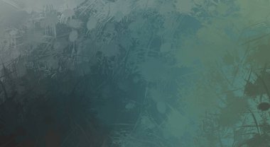 Vahşi fırça darbeleri. Taranmış Boyalı Soyut Arkaplan. Fırça darbesi ile boyanmış. Boya darbeleri. 2B Görüntü.