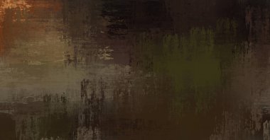 Çapraz vahşi fırça darbeleriyle arka plan. Renkli ve canlı bir tasvir. Boyalı sanat. Yaratıcı soyut resim.