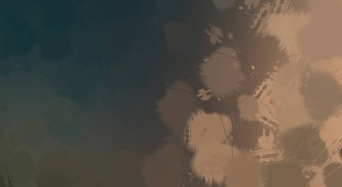 Vahşi fırça darbeleri. Taranmış Boyalı Soyut Arkaplan. Fırça darbesi ile boyanmış. Boya darbeleri. 2B Görüntü.