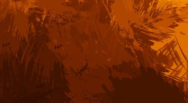 Fırça darbesi ile boyanmış. Sanatsal canlılık ve renkli duvar kâğıdı. Kaotik resim. Taranmış Boyalı Soyut Arkaplan. 