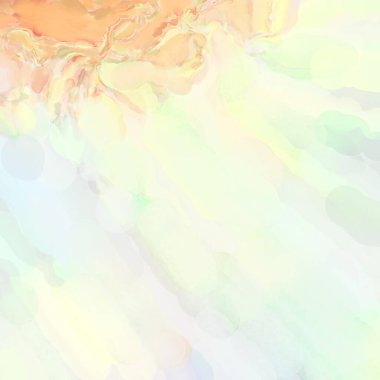 El yapımı sürreal soyut desenli suluboya. Modern sanatsal resim. 2D çizim. Arkaplan boyası karışımı. Yaratıcı duvar sanatı. Çağdaş sanat.