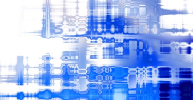 Soyut arkaplan. Yaşlanmış grunge dokusunda geometrik elementler. Farklı renk desenli grafiksel illüstrasyon.