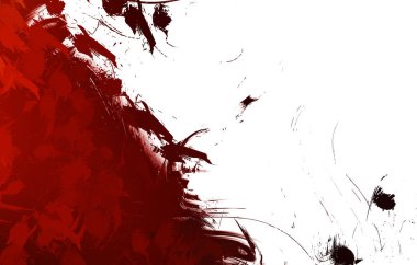 Duvar sanatı Eşsiz ve yaratıcı illüstrasyon. Fırça darbesi ile boyanmış. Renkli fırça darbelerinin soyut arkaplanı. Fırçalanmış canlı duvar kâğıdı. Boyalı sanatsal yaratım.