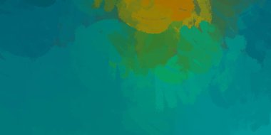 Duvar sanatı Eşsiz ve yaratıcı illüstrasyon. Fırça darbesi ile boyanmış. Renkli fırça darbelerinin soyut arkaplanı. Fırçalanmış canlı duvar kâğıdı. Boyalı sanatsal yaratım.