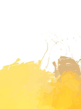 Taranmış Boyalı Soyut Arkaplan. Vahşi kaotik fırça darbeleri. Boya darbeleri. 2D İllüstrasyon. Fırça darbeli resim. 