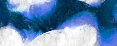 Soyut arkaplanda pürüzlü fırça darbeleri. Fırça boyası. Renkli boya darbeleri. Eşsiz duvar sanatı. Tuvaldeki modern sanat. Renkli çağdaş sanat eserleri. 