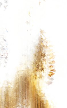 Modern sanat. Renkli çağdaş sanat eserleri. Renkli boya darbeleri. Soyut arkaplanda fırça darbeleri. Fırça boyası. Eşsiz duvar sanatı.