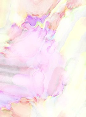 Suluboya fırça darbeleri. Modern sanat. Soyut doku. 2D çizim. Yüzeyde etkileyici el yapımı suluboya. Renkli bir fon. Çok renkli arkaplan. Çağdaş duvar sanatı. 