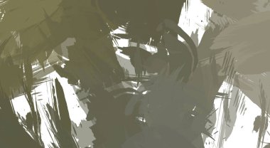 Renkli fırça darbelerinin 2B çizimi. Dekoratif doku resmi. Canlı boya desenli arka plan. Kaotik fırça darbeleri resim.