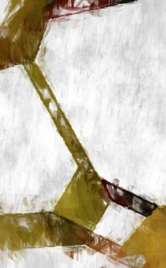 Soyut arkaplanda pürüzlü fırça darbeleri. Fırça boyası. Renkli boya darbeleri. Eşsiz duvar sanatı. Tuvaldeki modern sanat. Renkli çağdaş sanat eserleri. 