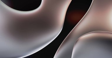 Soyut arkaplan. Değişken renk değişim dalgaları, dinamik hareketlerle. Işık dalgalarının neon renkli soyut tasarımı. Duvar kağıdı, afiş, arkaplan, kart, kitap illüstrasyonu, web sitesi.