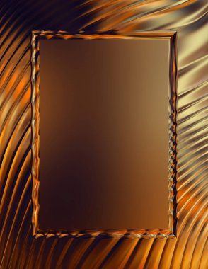 Soyut çerçeveli arkaplan. Renkli, canlı, dalgalı bir duvar kağıdı. Merkezi çerçeveli yaratıcı grafik 2d çizim. Dinamik şekilli modaya uygun sıvı örtüsü.