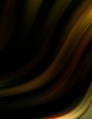 Siyah arka planda renkli düz çizgiler. Sıvı ve sıvı renkli dalgalar karanlıkta akıyor. Duvar kağıdı, afiş, arkaplan, kart, kitap, kapak, poster, afiş, broşür