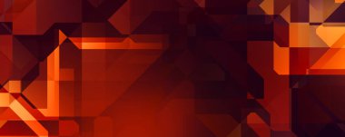 Soyut geometrik duvar kağıdı. Geometrik renkli şekiller. Çokgen arka plan. Bir teknolojinin dijital illüstrasyonuName.