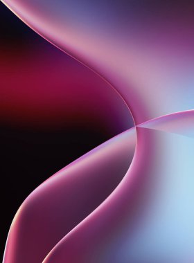 Soyut arkaplan. Değişken renk değişim dalgaları, dinamik hareketlerle. Işık dalgalarının neon renkli soyut tasarımı. Duvar kağıdı, afiş, arkaplan, kart, kitap illüstrasyonu, web sitesi.