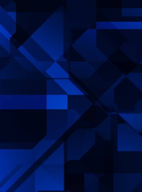 Renkli ve canlı geometrik şekiller katmanları var. Bir teknoloji planının dijital illüstrasyonu. Gelecekçi tasarım şablonu.