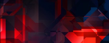 Soyut geometrik duvar kağıdı. Geometrik renkli şekiller. Çokgen arka plan. Bir teknolojinin dijital illüstrasyonuName.