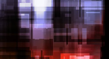 Fütürist soyut geometrik duvar kağıdı. Geometrik renkli şekiller. Dikdörtgen şekilli arka plan. Bir teknolojinin dijital illüstrasyonuName.