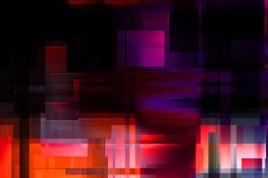 Fütürist soyut geometrik duvar kağıdı. Geometrik renkli şekiller. Dikdörtgen şekilli arka plan. Bir teknolojinin dijital illüstrasyonuName.