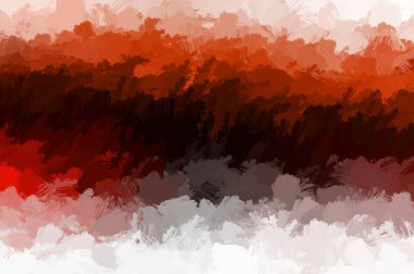 Canlı fırça darbeleriyle boyanmış. Renkli desenli resim. Fırçalanmış duvar kağıdını boya.