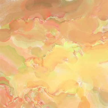 El yapımı sürreal soyut desenli suluboya. Modern sanatsal resim. 2D çizim. Arkaplan boyası karışımı. Yaratıcı duvar sanatı. Çağdaş sanat.