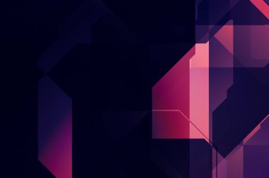 Dinamik bileşime sahip minimalist düz stil içinde modayı takip eden geometrik soyut arkaplan. 