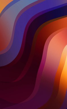 Soyut arkaplan. Renkli dalgalı tasarım duvar kağıdı. yaratıcı grafik 2D çizim. Dinamik şekilli modaya uygun sıvı örtüsü.