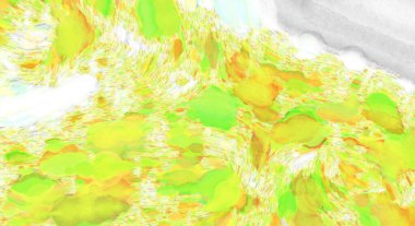 Taranmış Boyalı Soyut Arkaplan. Fırça darbesi ile boyanmış. Boya darbeleri. 2B Görüntü.