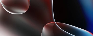 Soyut arkaplan. Değişken renk değişim dalgaları, dinamik hareketlerle. Işık dalgalarının neon renkli soyut tasarımı. Duvar kağıdı, afiş, arkaplan, kart, kitap illüstrasyonu, web sitesi.