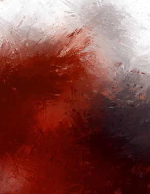 Yaratıcı soyut resim. Artistik fırça darbeleriyle donatılmış. Renkli ve canlı bir illüstrasyon. boyalı sanat