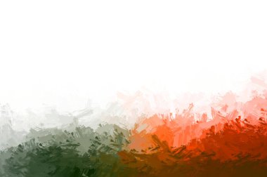 Canlı fırça darbeleriyle boyanmış. Renkli desenli resim. Fırçalanmış duvar kağıdını boya.