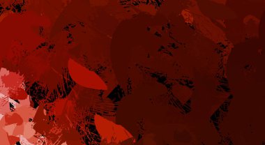 Canlı fırça darbeleriyle boyanmış. Renkli desenli resim. Fırçalanmış duvar kağıdını boya.