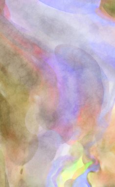 2D çizim. Sanatsal arkaplan resmi. Tablo üzerinde soyut resim. Çağdaş sanat. El yapımı resim. Renkli doku. Modern sanat eserleri. Yüzeyde suluboya fırça darbeleriyle boyama.