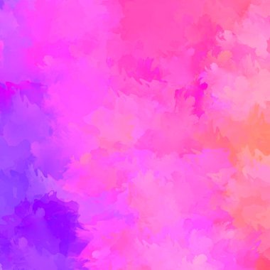 Duvar sanatı Eşsiz ve yaratıcı illüstrasyon. Fırça darbesi ile boyanmış. Renkli fırça darbelerinin soyut arkaplanı. Fırçalanmış canlı duvar kâğıdı. Boyalı sanatsal yaratım.