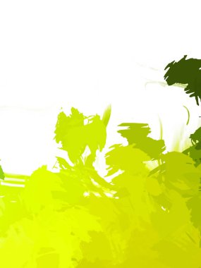 Taranmış Boyalı Soyut Arkaplan. Vahşi kaotik fırça darbeleri. Boya darbeleri. 2D İllüstrasyon. Fırça darbeli resim. 