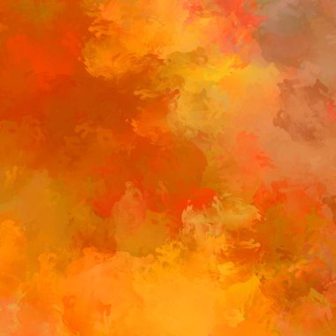 Canlı fırça darbeleriyle boyanmış. Renkli desenli resim. Fırçalanmış duvar kağıdını boya.