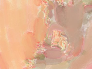 2D çizim. Sanatsal arkaplan resmi. Tablo üzerinde soyut resim. Çağdaş sanat. El yapımı resim. Renkli doku. Modern sanat eserleri. Yüzeyde suluboya fırça darbeleriyle boyama.