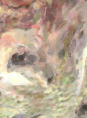 Yumuşak suluboya duvar kağıdı. Hafifçe fırçalanmış renkleri olan sanatsal bir resim. Pastel renkler arkaplana dokunmuş. Soyut duvar sanatı..